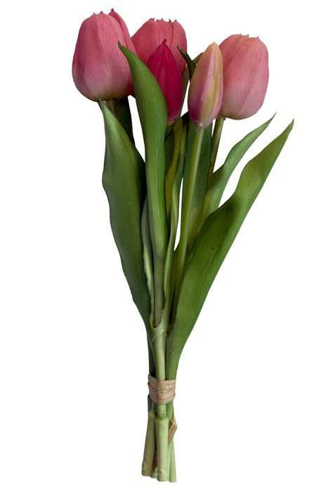 Konstblomma Tulpan Ljuslila 5-pack